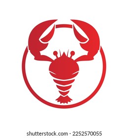 lobster vector illustration design icon logo template