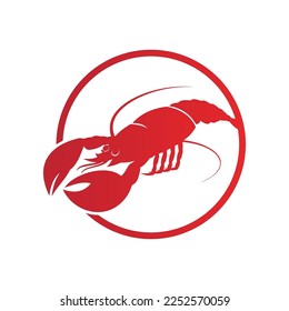lobster vector illustration design icon logo template