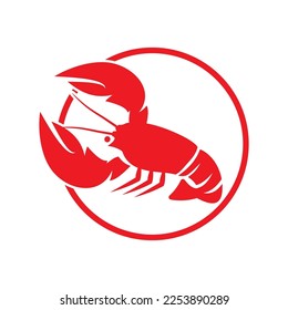 lobster vector illustration design icon logo template