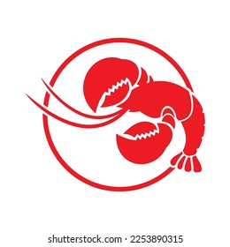 lobster vector illustration design icon logo template