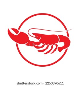 lobster vector illustration design icon logo template