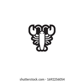 Lobster vector isolated icon illustration. Lobster Illustration