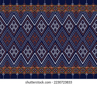 Patrón antiguo local arte diseño de textura de geometría tailandesa nororiental.