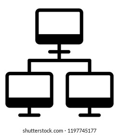 Local area network connection diagram 