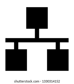 Local area network connection diagram 