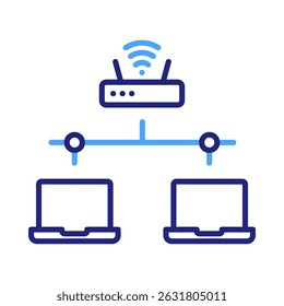 Elemento Ícone Para Design De Redes Locais