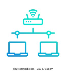 Elemento Ícone Para Design De Redes Locais