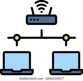 Elemento Ícone Para Design De Redes Locais