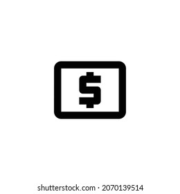 Ortsbild-Symbol. Flaches Design einzeln auf weißem Hintergrund. Vektorgrafik