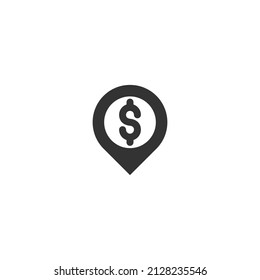 Local bank, vector best flat icon, EPS 10