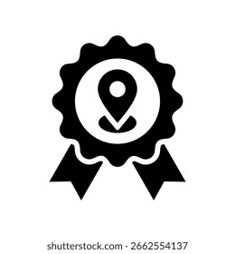 Vektorgrafik mit lokalem Markensymbol