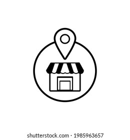 Local Business Icon, small business logo icon suitable for website icon, etc