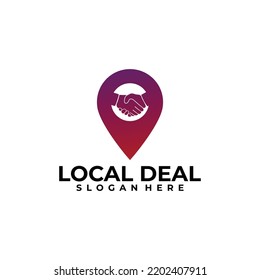 local deal logo vector design template