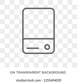 Local disk icon. Trendy flat vector Local disk icon on transparent background from hardware collection. High quality filled Local disk symbol use for web and mobile