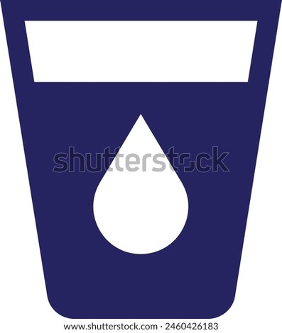 Local Drink icon blue color eps format