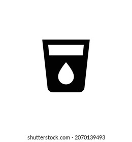 local drink Icon. Flat style design isolated on white background. Vector illustration