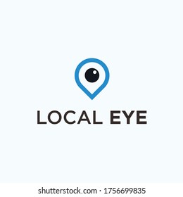 local eye logo. eye icon