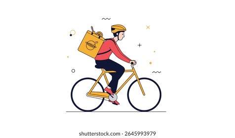 Local Food Delivered Quickly by Bicycle Service for Everyone