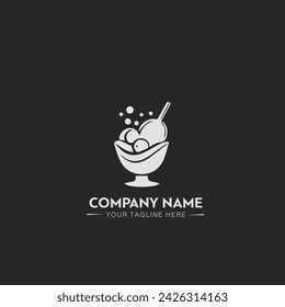 Local food delivery logo template design.
