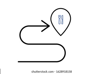 Local Food Icon Logo Design Element