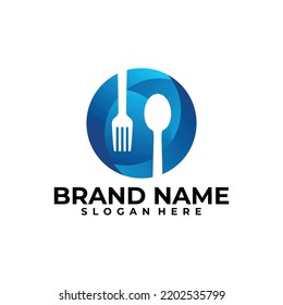 local food logo vector design template