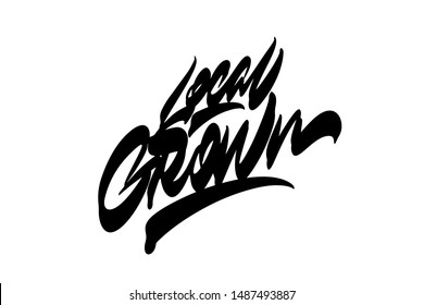 Vector Illustration Hand Drawn Type Lettering Stock Vector (Royalty ...