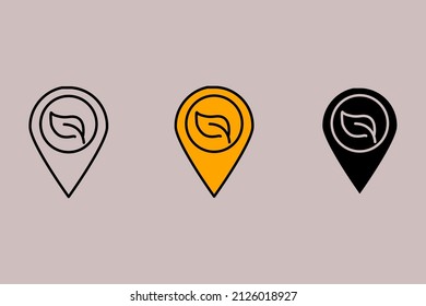 local grown icons symbol vector elements for infographic web