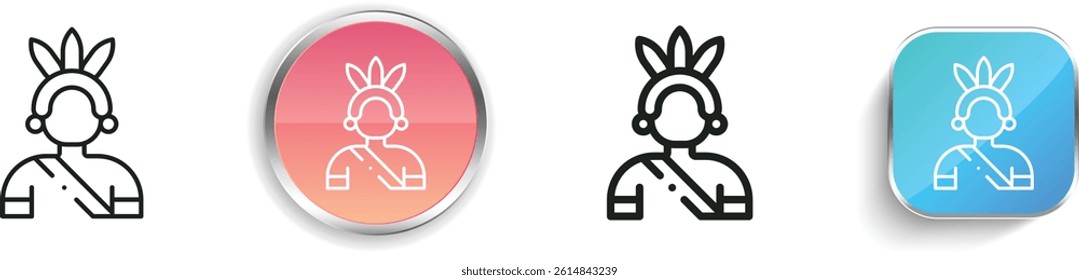 local icon. Thin Linear, Regular and Button Style Design Isolated On White Background