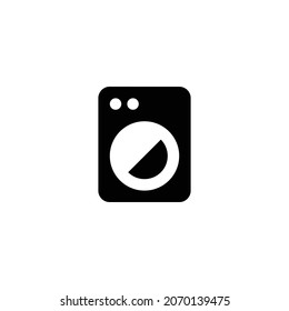 local laundry service Icon. Flat style design isolated on white background. Vector illustration