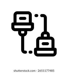 ícone de linha local. Ícone de vetor limpo e minimalista para sites, aplicativos móveis, apresentações e logotipos. Totalmente dimensionável e personalizável para qualquer projeto.