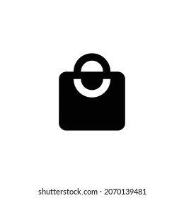 local mall Icon. Flat style design isolated on white background. Vector illustration