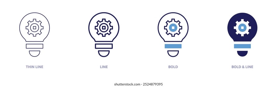 Local marketing icon in 4 different styles. Thin Line, Line, Bold, and Bold Line. Duotone style. Editable stroke.