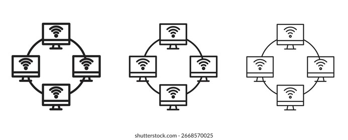 Local network icon for Graphic Design Projects