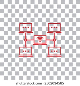 local network icon , pointer icon
