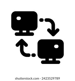 lokales Netzwerk-Symbol. Vektorsymbol für Ihre Website, Ihr Handy, Ihre Präsentation und Ihr Logo-Design.