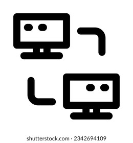 local network icon for your website, mobile, presentation, and logo design.