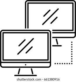  local network outline icon