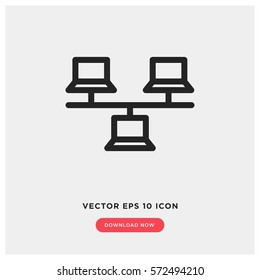 Local network vector icon
