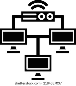 Local Network vector icon. Can be used for printing, mobile and web applications.