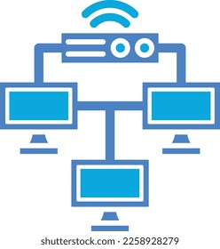 Local Network vector icon. Can be used for printing, mobile and web applications.