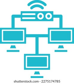 Local Network vector icon. Can be used for printing, mobile and web applications.