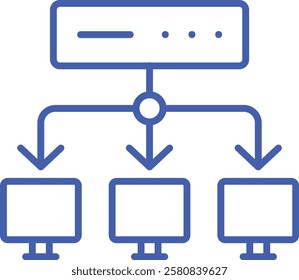 Local Network vector icon. Can be used for printing, mobile and web applications.