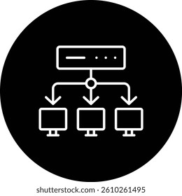 Local Network vector icon. Can be used for printing, mobile and web applications.