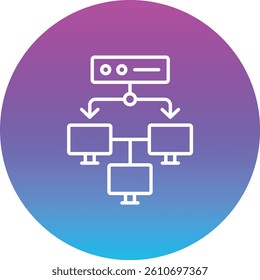 Local Network vector icon. Can be used for printing, mobile and web applications.