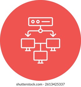 Local Network vector icon. Can be used for printing, mobile and web applications.