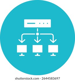 Local Network vector icon. Can be used for printing, mobile and web applications.