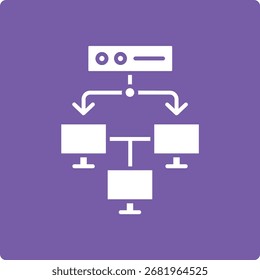 Local Network vector icon. Can be used for printing, mobile and web applications.
