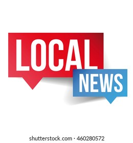 Local News Icon Vector