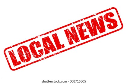LOCAL NEWS red stamp text on white