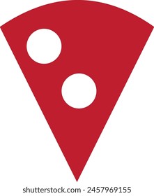 Local pizza icon 5 color eps format 